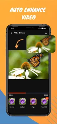 Video quality enhancer-editor android App screenshot 2